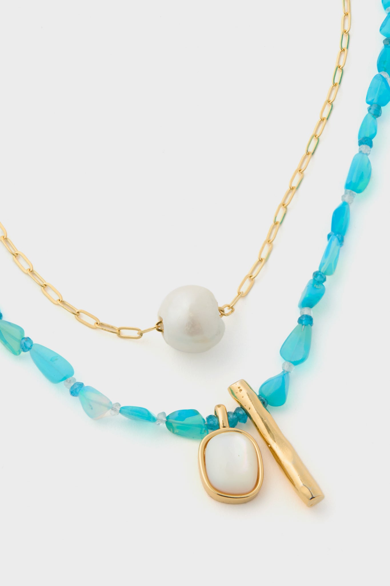 Blue Mikayo Necklace for Women - Elegant Sterling Silver Pendant Jewelry Gift for Her | Perfect for Parties, Weddings & Everyday Wear