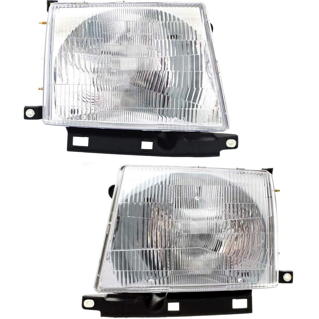 1997-2000 Toyota Tacoma Replacement Headlights Pair - Driver & Passenger Side Compatible with 4WD Models TO2502120 TO2503120 | OEM 81150-04090 81110-04090 - Perfect for Night Driving & Off-Road Adventures
