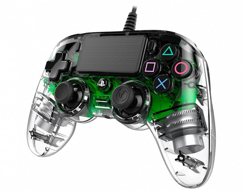 Nacon Compact Wireless Gaming Controller with LED Illumination - Ergonomic Design for PC, PS4, PS5 & Switch Gaming Sessions