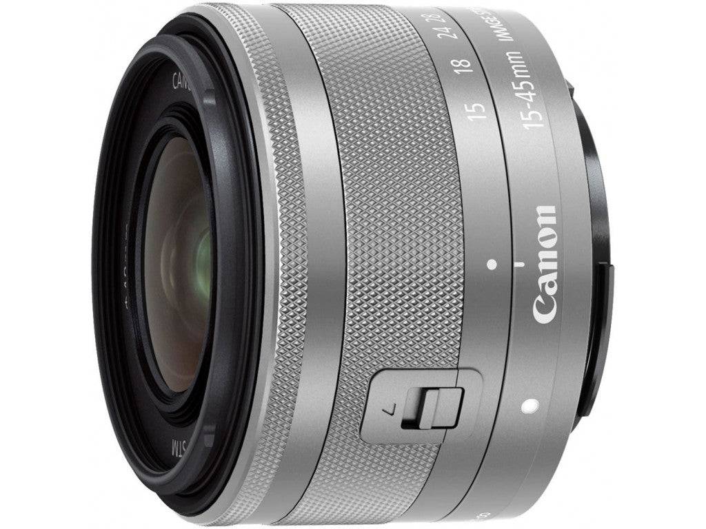 Canon EF-M 15-45mm f/3.5-6.3 IS STM Lens (Silver) - Compact Zoom Lens for EOS M Series Cameras - Perfect for Travel, Vlogging & Everyday Photography
