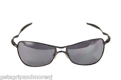 Oakley Crosshair Sunglasses for Men & Women - Pewter/Dark Gray Polarized Lenses with Carrying Case - Perfect for Driving, Running & Outdoor Activities