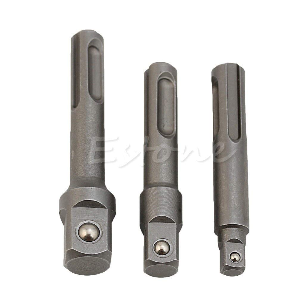 3-Piece SDS Plus Drill Bit Set - 1/4