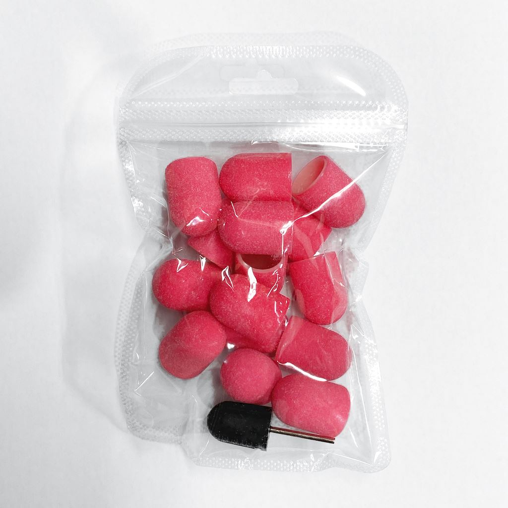 Premium Sanding Caps Pack for Nails - Professional Manicure & Pedicure Tools - Perfect for Home & Salon Use - Smooth & Even Nail Filing