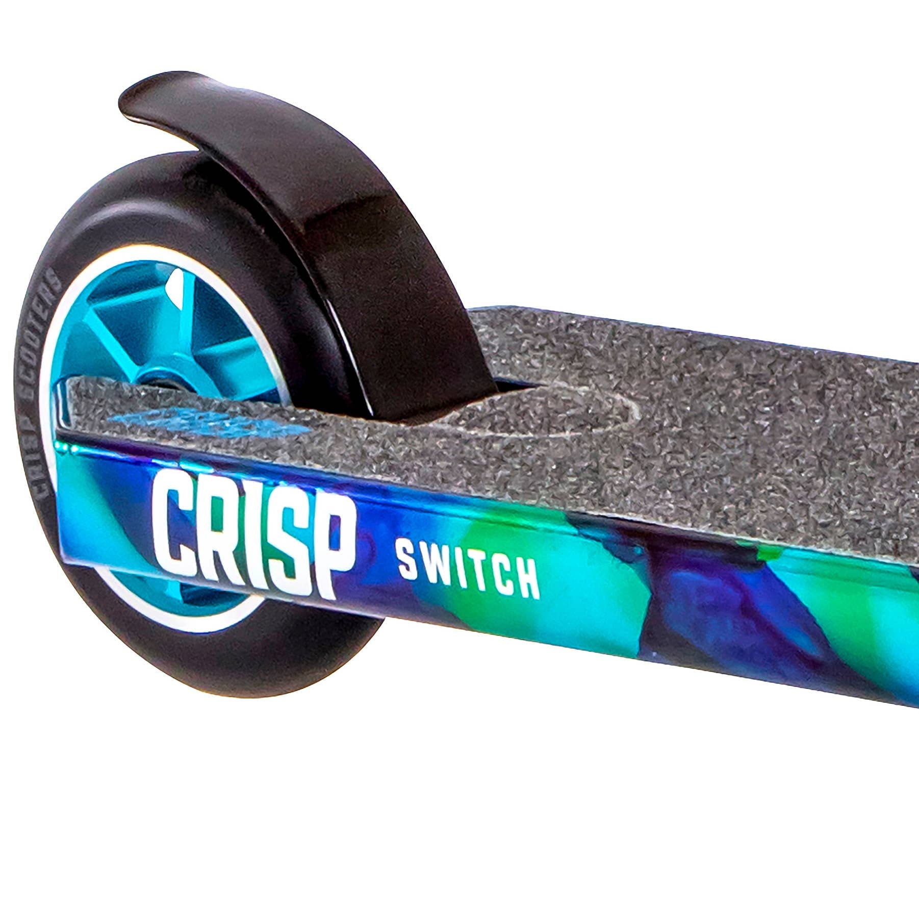 Crisp Switch Neo Chrome Pro Scooter - Blue Swirl Stunt Scooter for Kids & Adults | Perfect for Tricks, Commuting & Outdoor Fun