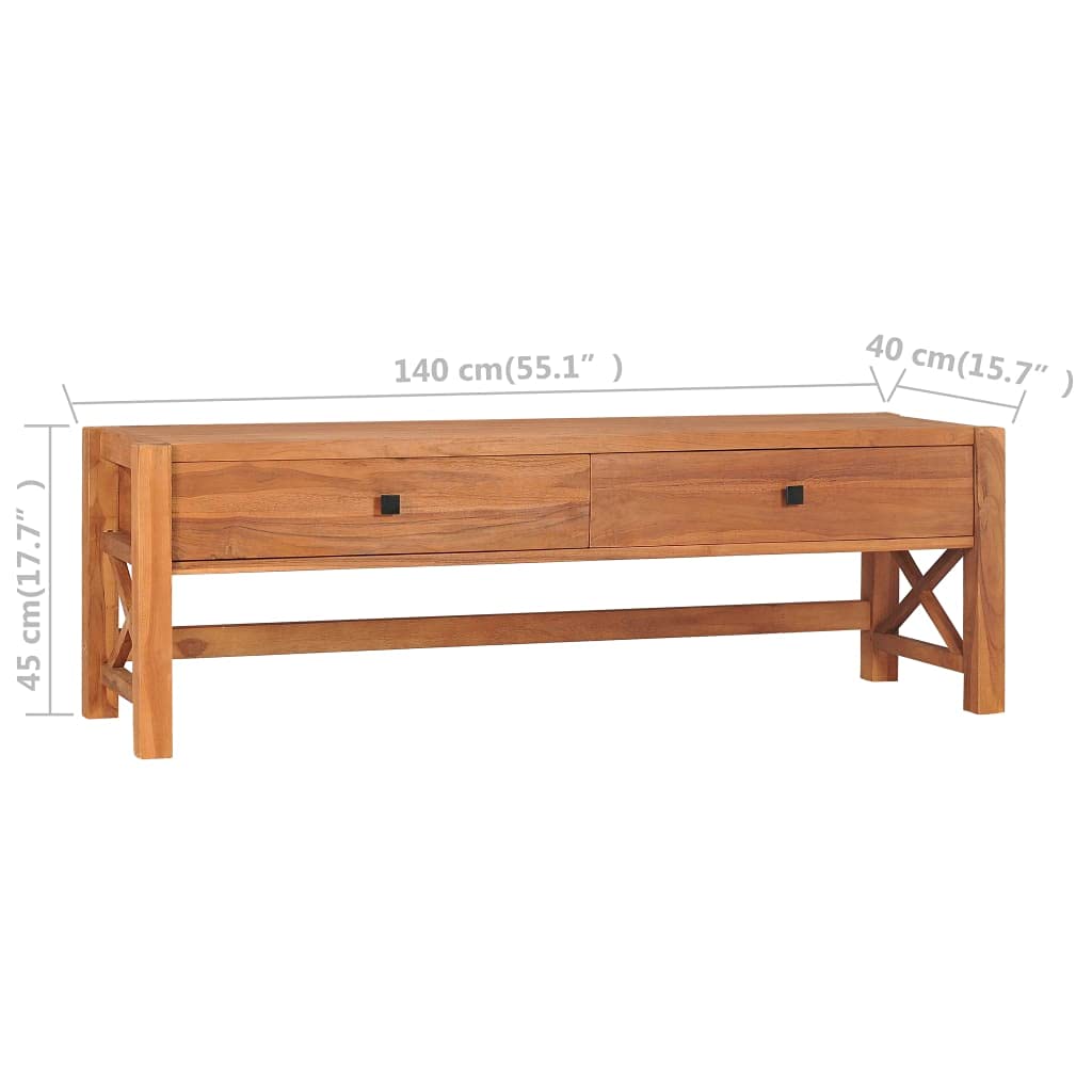 FAMIROSA Modern TV Stand with Storage - Wooden Entertainment Center for Living Room, Bedroom & Home Theater - Holds up to 65 Inch Flat Screen TVs