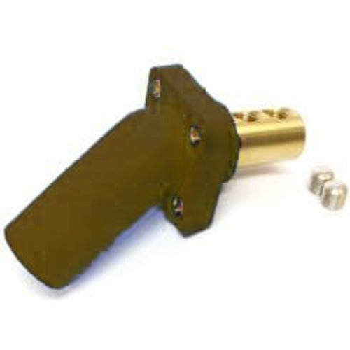 Marinco 400A 45 Degree Panel Mount DSS Connector - 2/0 & 4/0 AWG Marine Grade Electrical Connector for Boats, RVs, and Heavy-Duty Industrial Applications