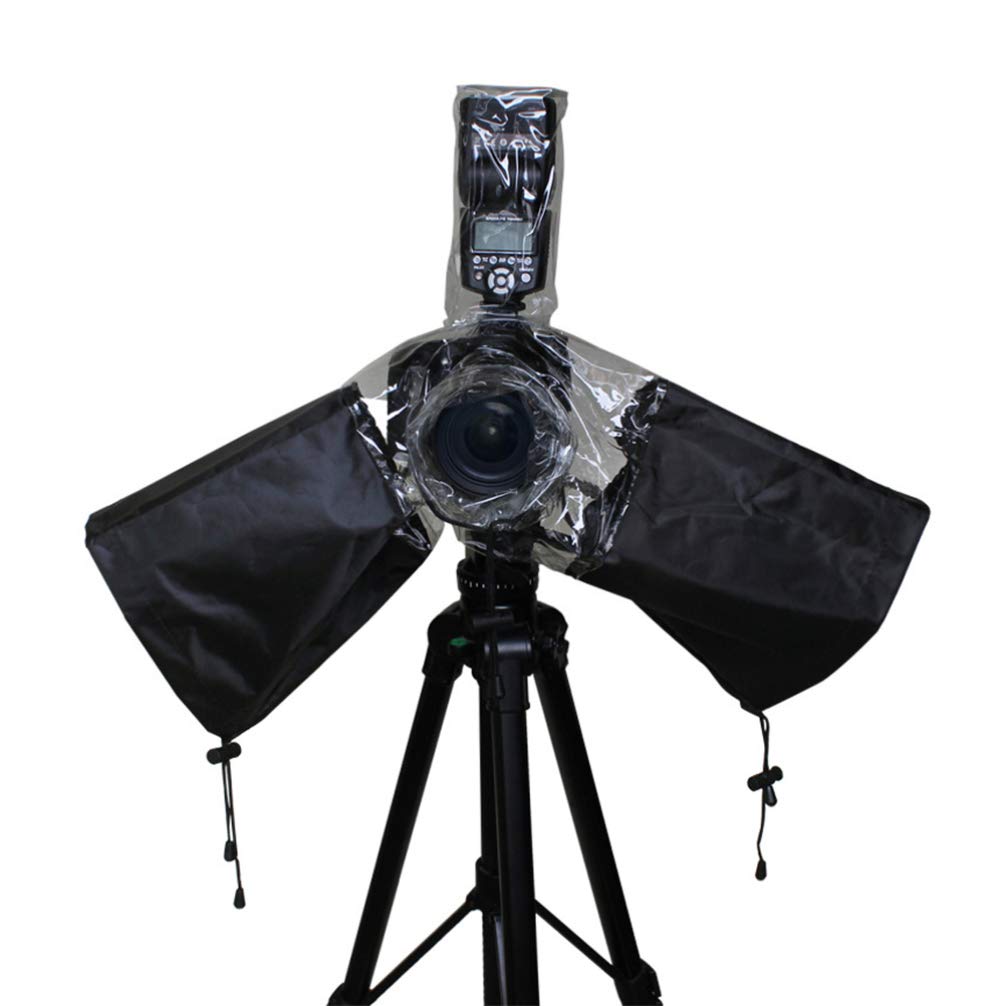 SOLUSTRE Waterproof Rain Jacket for Camera - Rain & Snow Protector Cover, Lens Guard for DSLR & Mirrorless Cameras - Perfect for Outdoor Photography in Rainy & Snowy Weather