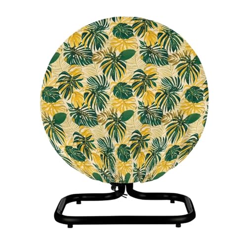 Green and Golden Palm Leaf
