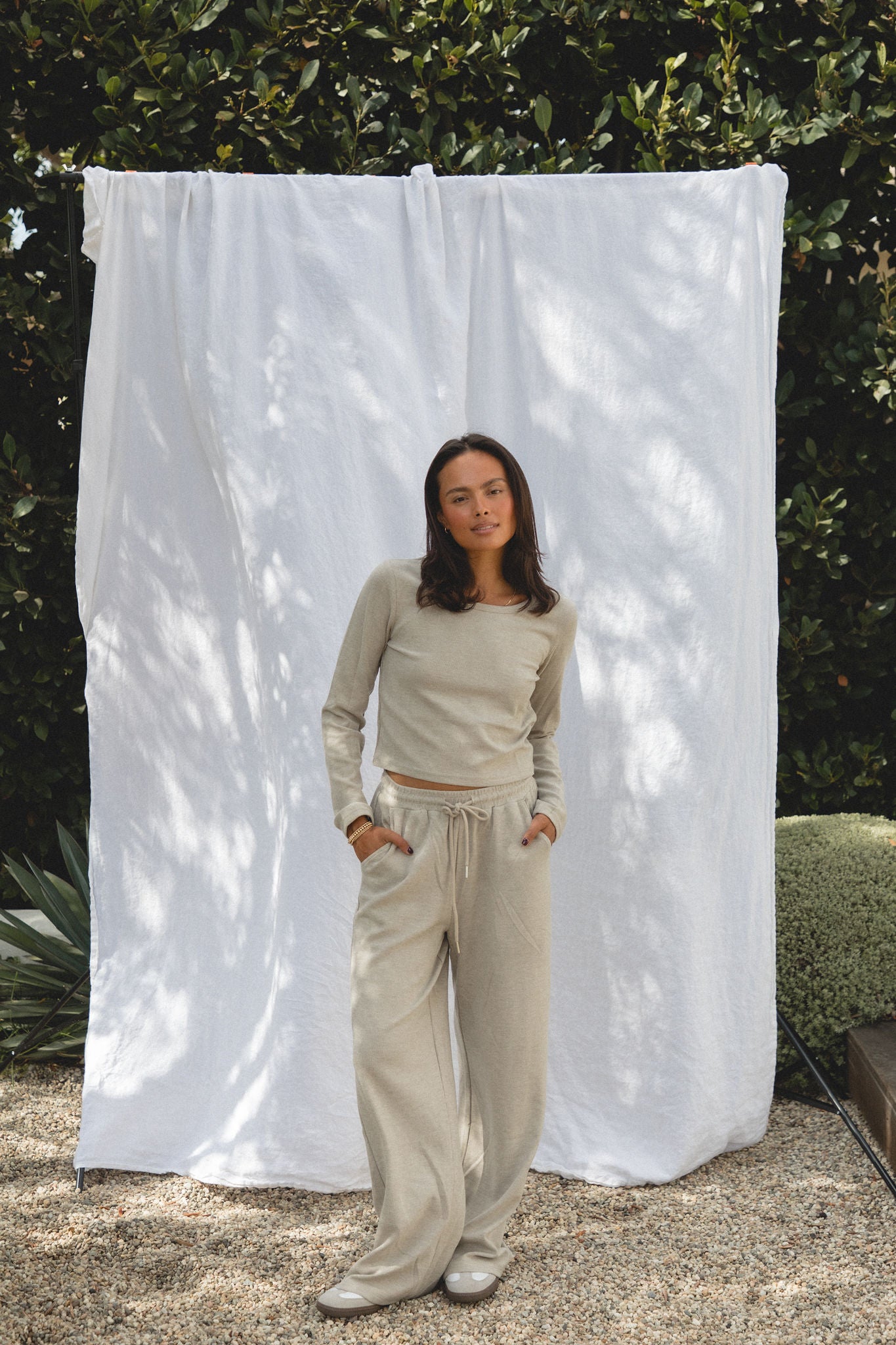 Sand Dune Woven Sweater Pants for Women - Soft & Comfortable Lounge Pants - Perfect for Yoga, Relaxing at Home, and Casual Outings