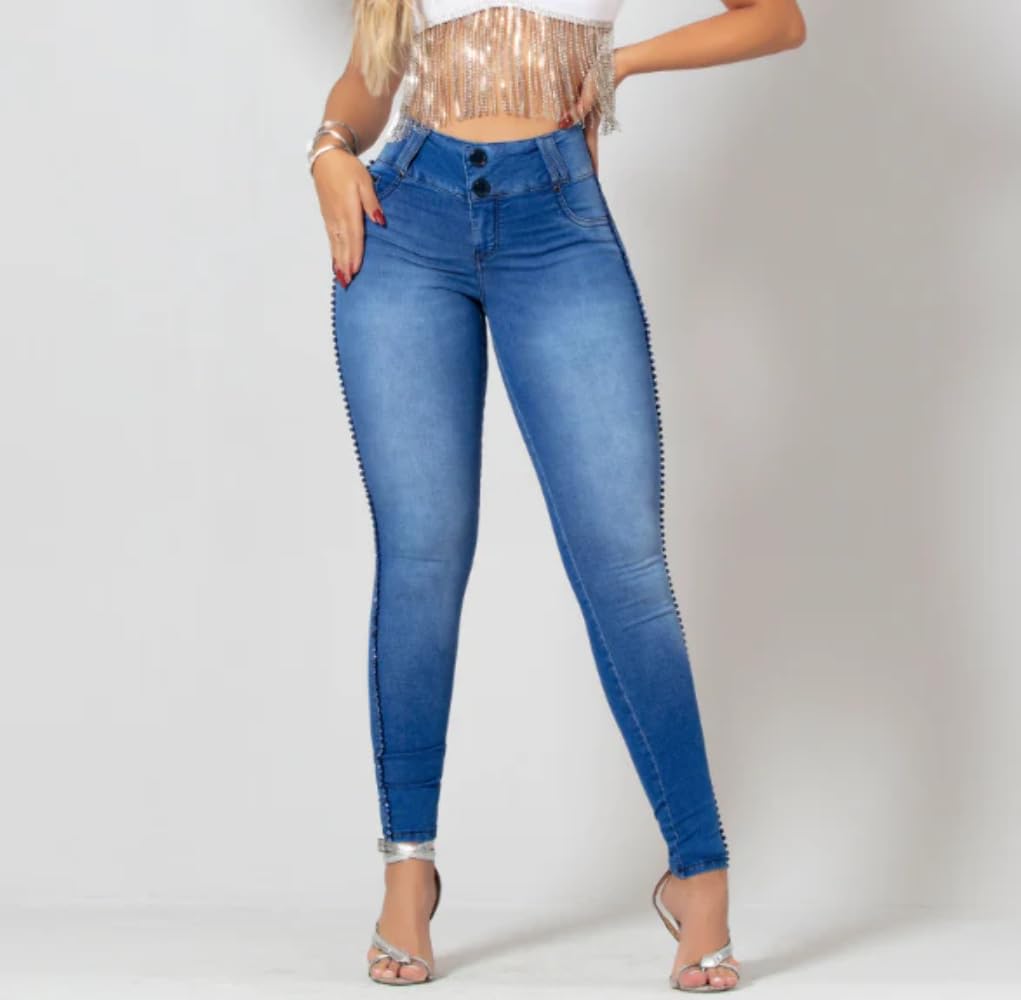 Pit Bull Jeans Women's High Waisted Butt Lifting Jeans - Stretch Denim Pants for Curvy Fit | Perfect for Casual Wear, Night Out & Everyday Comfort