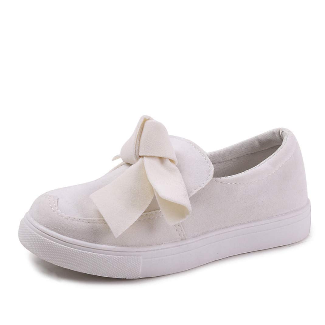 JOYBI Women's Slip-On Loafers - Comfortable Casual Flats with Cute Bow Detail, Breathable Round Toe Platform Sneakers for Work, Travel & Everyday Wear