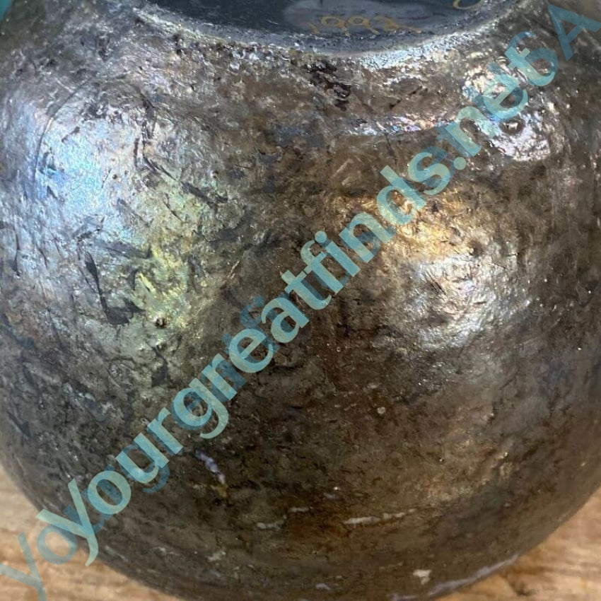 Peter C Vallez 1992 Studio Stoneware Pot - Handcrafted Ceramic Art Piece for Home Decor, Kitchen & Dining Room Display
