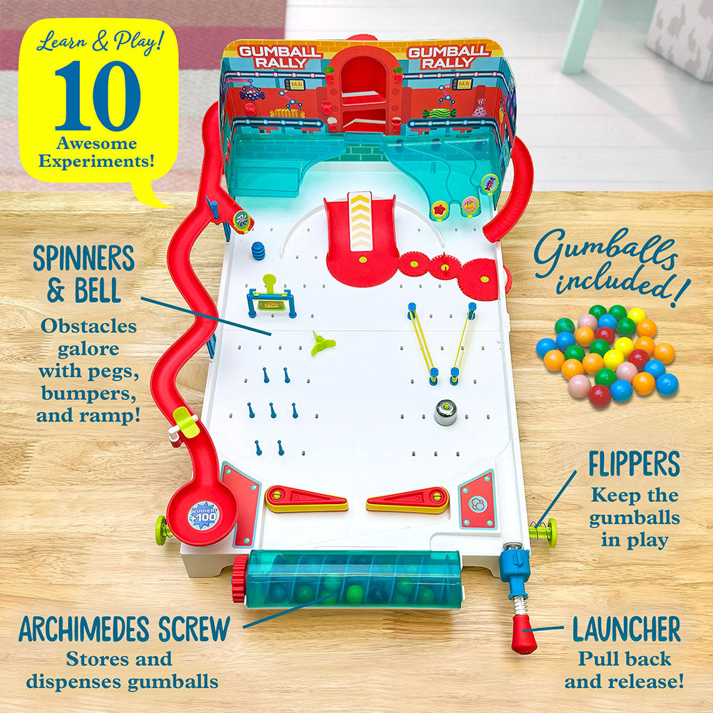 Gumball Rally Pinball Machine - Classic Arcade Game for Home & Game Room Entertainment | Perfect for Parties, Bars, and Retro Gaming Enthusiasts