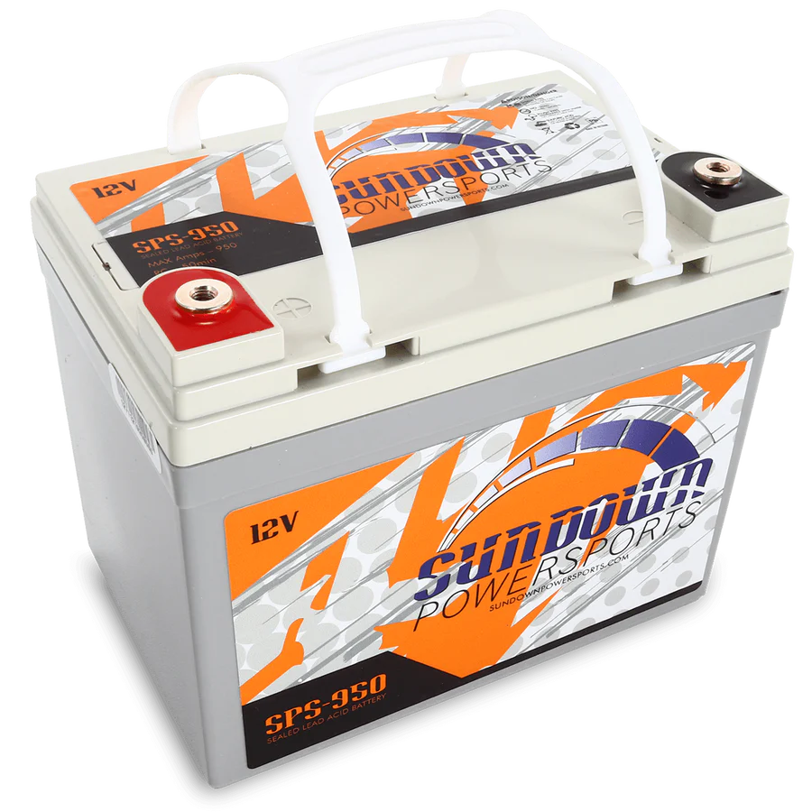 SUNDOWN SPS 950 Powersports AGM Battery - High Performance Motorcycle ATV UTV Battery - Perfect for Off-Roading, Boating & Powersports Vehicles