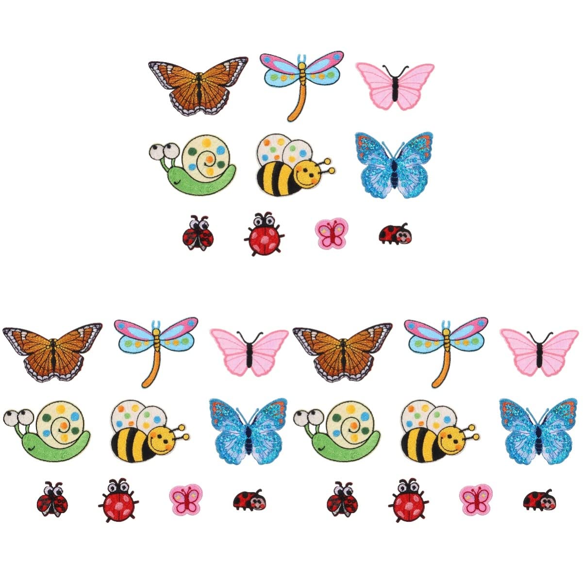 30pcs Letter Stickers & Decals - Iron-On Clothing Patches, Cartoon Stickers for Computer, Laptop, DIY Crafts - Perfect for Customizing T-Shirts, Bags & Accessories