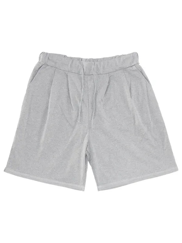 Comfortable Casual Solid Color Shorts Two-Piece Set - Perfect for Summer Outings, Beach Trips, and Lounge Wear