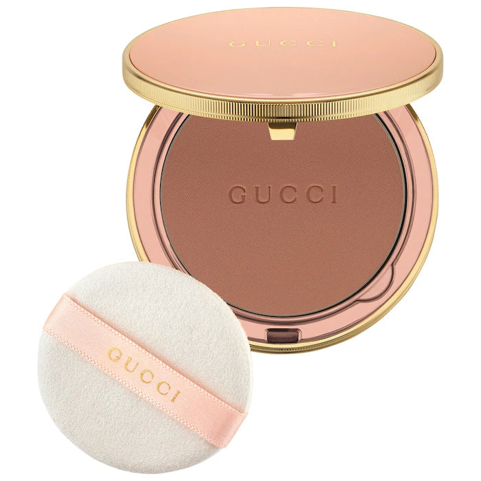 Gucci Matte Natural Beauty Powder Compact - Oil Control & Flawless Finish for Everyday Makeup & Touch-Ups