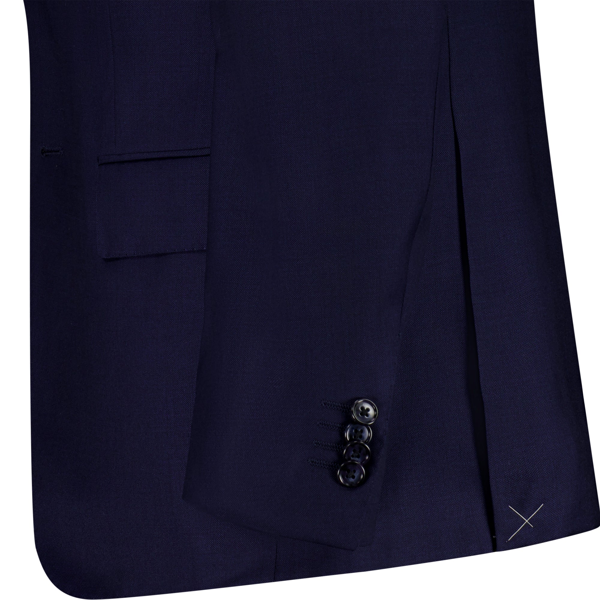 Premium CORNELIANI Men's Wool Suit - Navy Blue Business Attire for Professional Office Wear & Formal Occasions