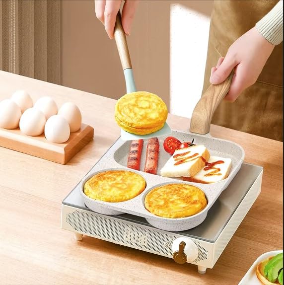 Nonstick Skillet - Best Induction Cooktop & Omelette Pan - Non-Toxic Ceramic Coating - Medium Gray Frying Pan for Eggs, Pancakes & Stir Fry - Perfect for Home Cooking & Professional Kitchens