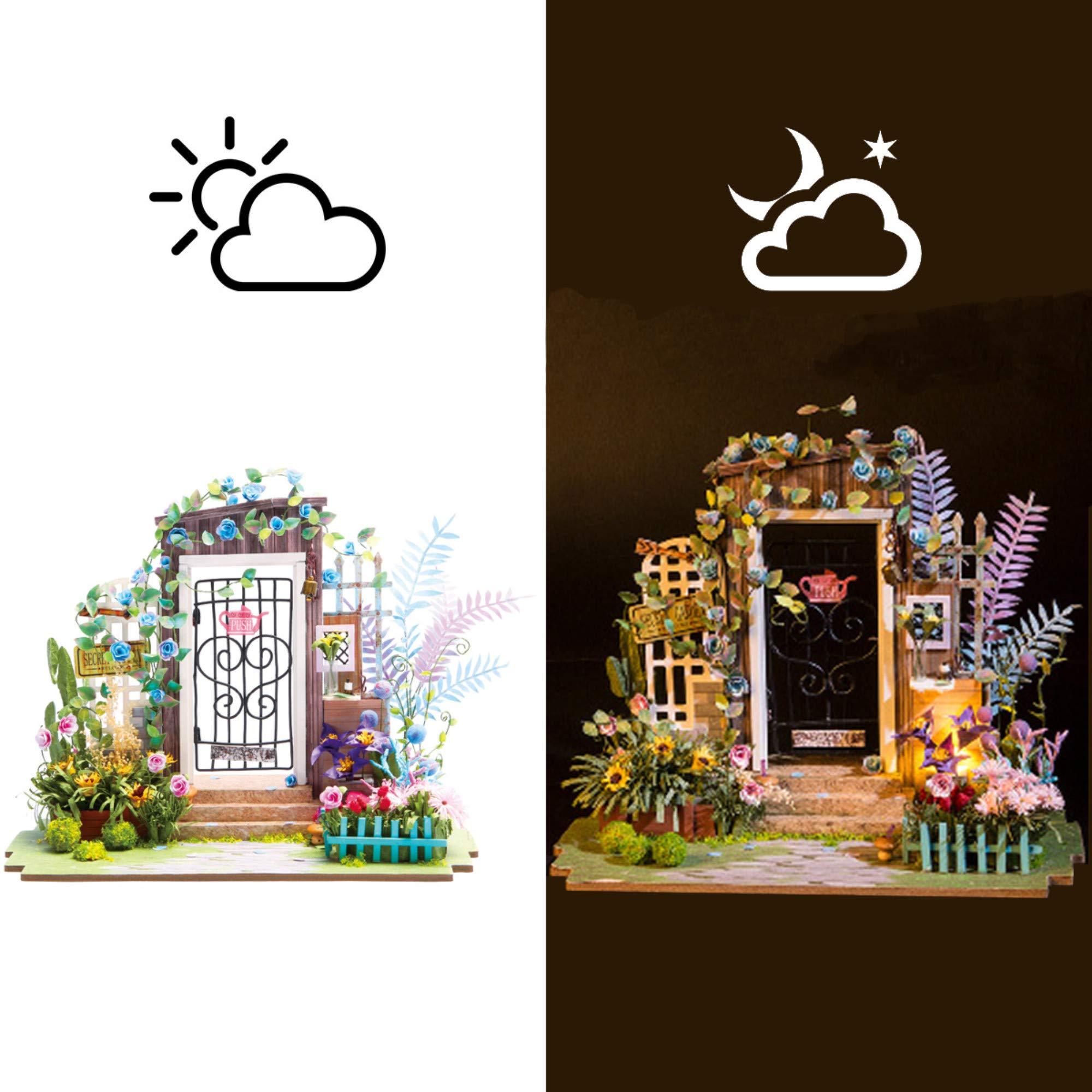 3D Miniature Garden Entrance - DIY Fairy Garden Decor for Home & Office - Perfect for Fairy Gardens, Terrariums & Miniature Landscapes