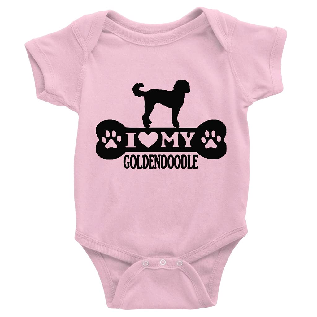 Goldendoodle Infant Clothes - Short Sleeve Bodysuit Outfits for Baby & Toddler | Cute Dog Lover Creeper for Newborns & Infants | Perfect for Family Photos, Playdates & Dog-Themed Parties