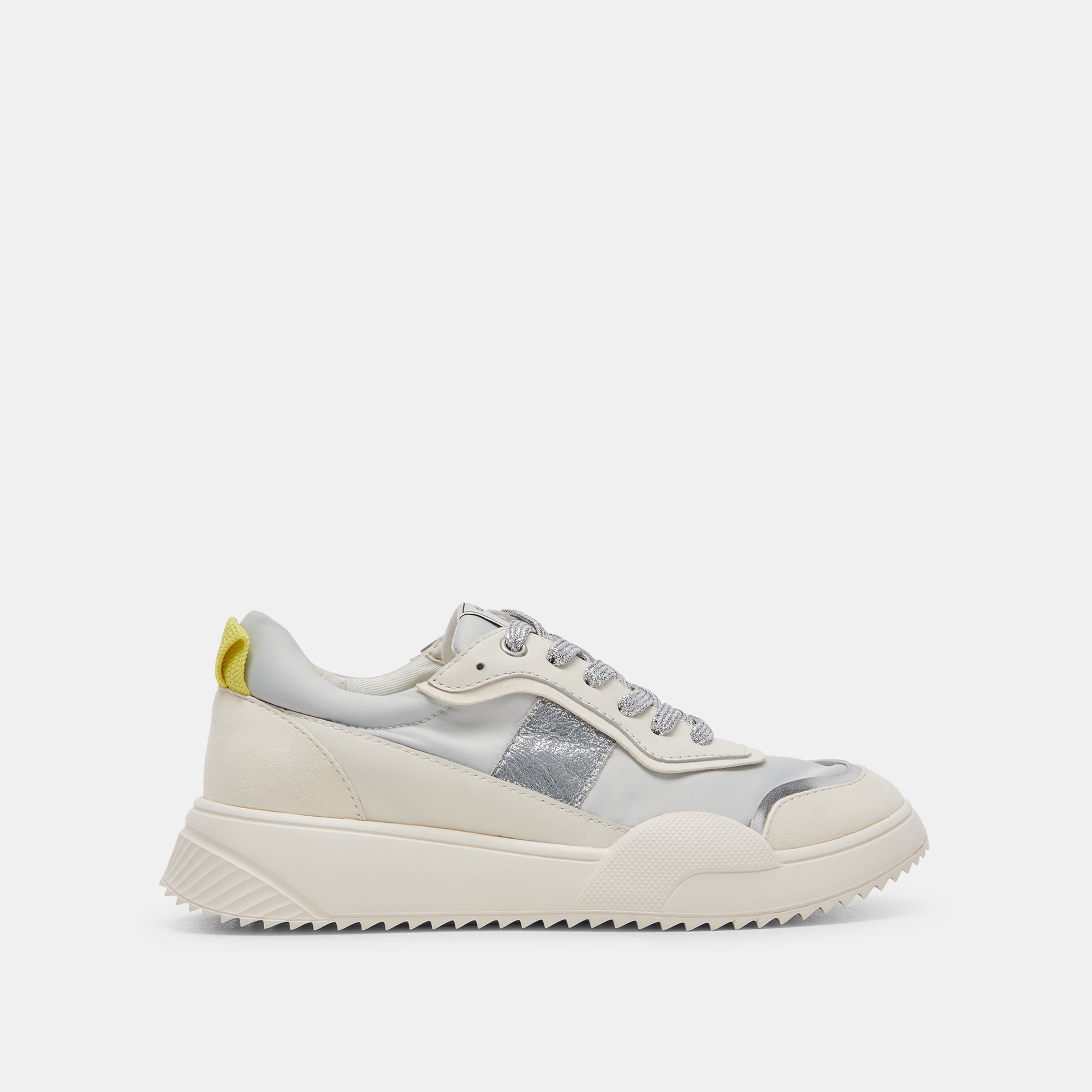 LAVINE Silver Multi Nylon Sneakers - Lightweight Comfortable Running Shoes for Women & Men | Perfect for Gym, Workout, and Casual Wear