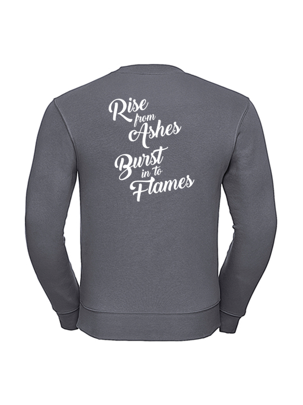 Blue Fenix Rise From Ashes Unisex Sweater - Stylish Casual Pullover for Men & Women | Perfect for Everyday Wear, Street Fashion & Cool Weather Outfits