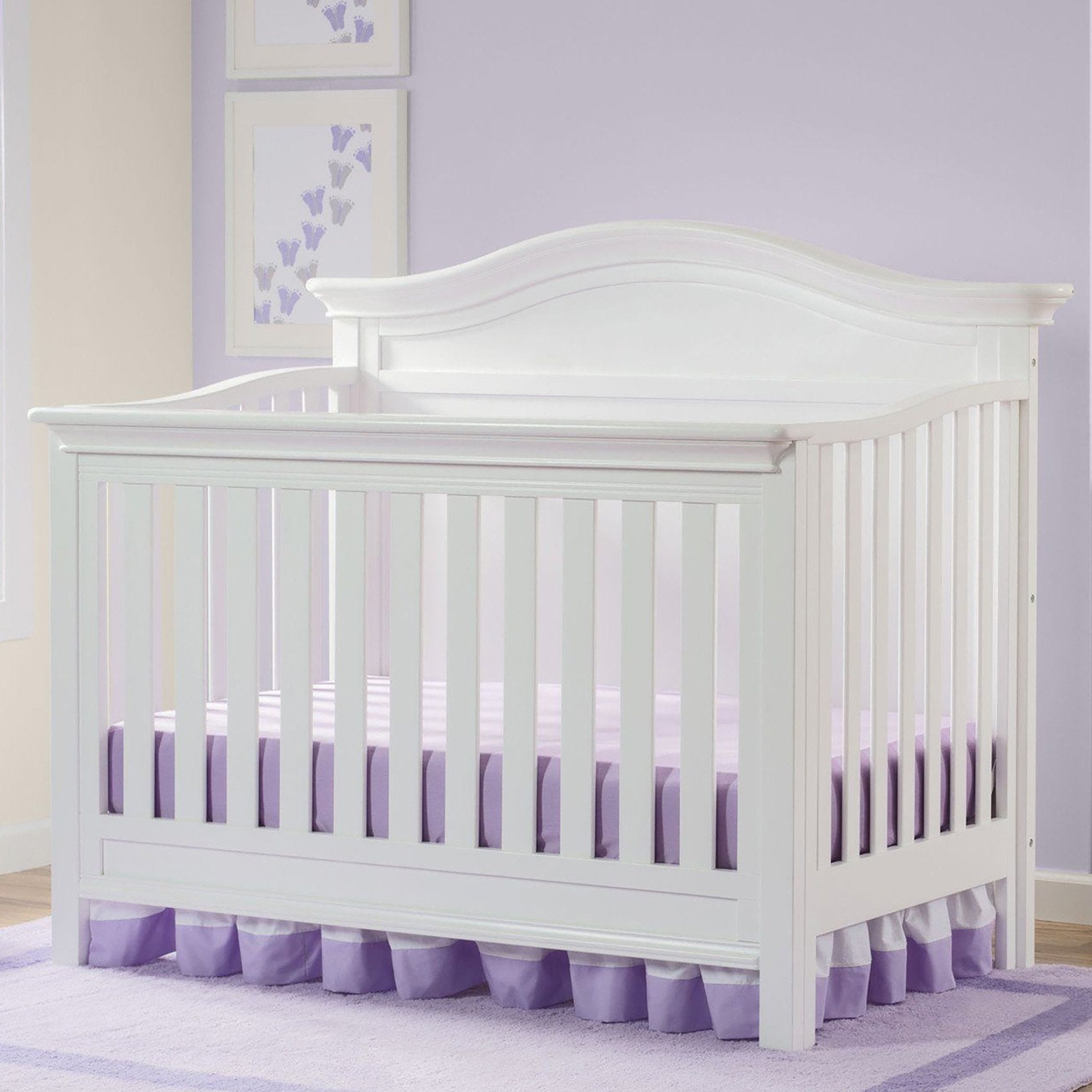 Bethpage 4-in-1 Convertible Baby Crib - Toddler Bed, Daybed & Full-Size Bed - Safe & Stylish Nursery Furniture for Boys & Girls - Perfect for Newborns to Teens Bedroom