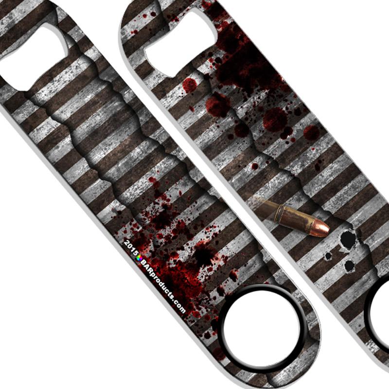 Bloody Bullet Speed Bottle Opener - Fast & Easy Bottle Opening Tool for Beer, Soda & More - Perfect for Parties, Camping & Outdoor Adventures