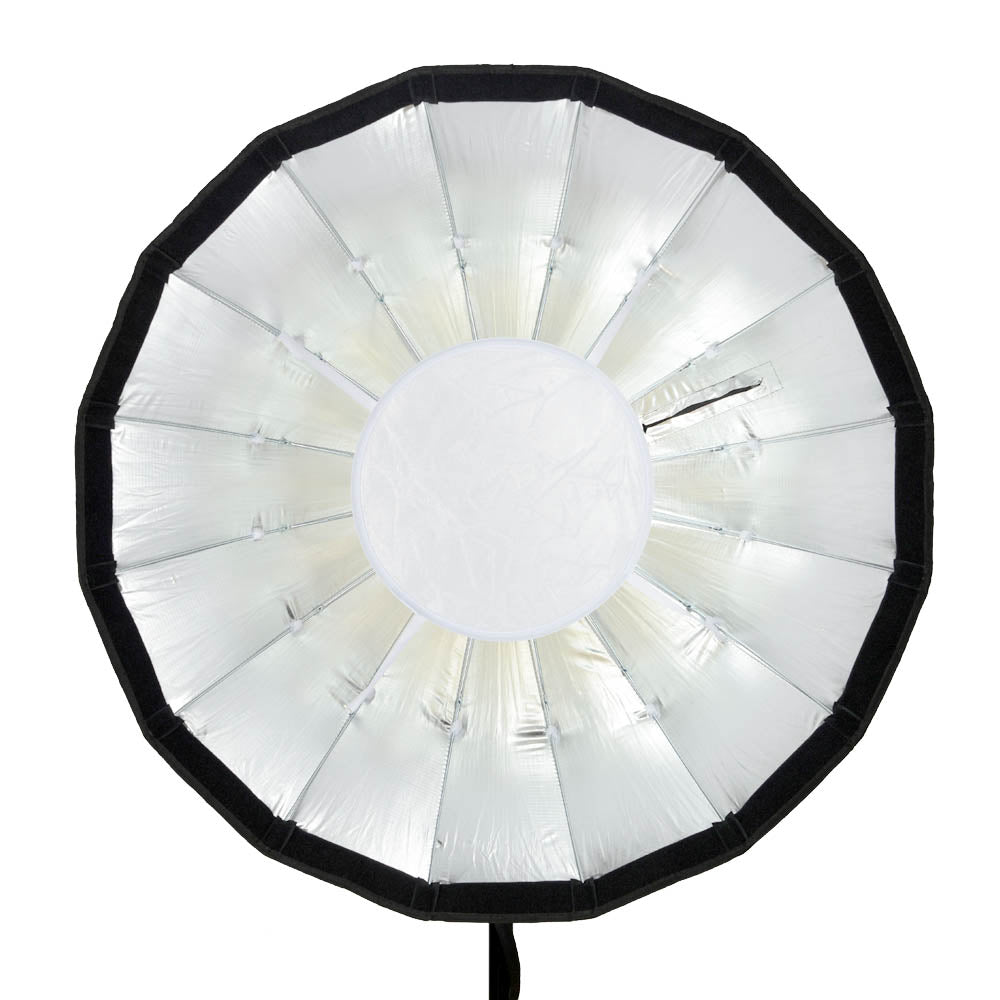 Godox AD S85S 85cm 16-Sided Parabolic Softbox with Silver Interior - Portable Photography Lighting Modifier for Studio & Outdoor Shoots