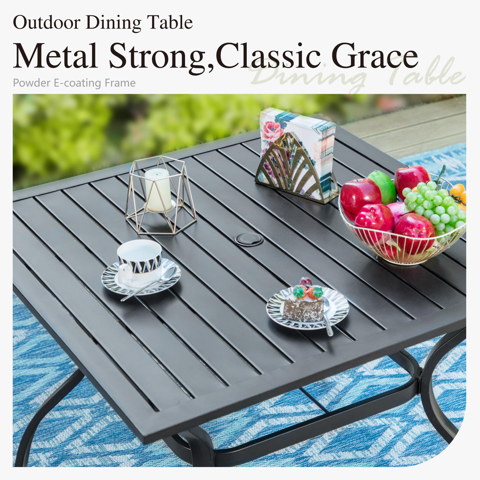 PHI VILLA 5-Piece Outdoor Dining Set - 37