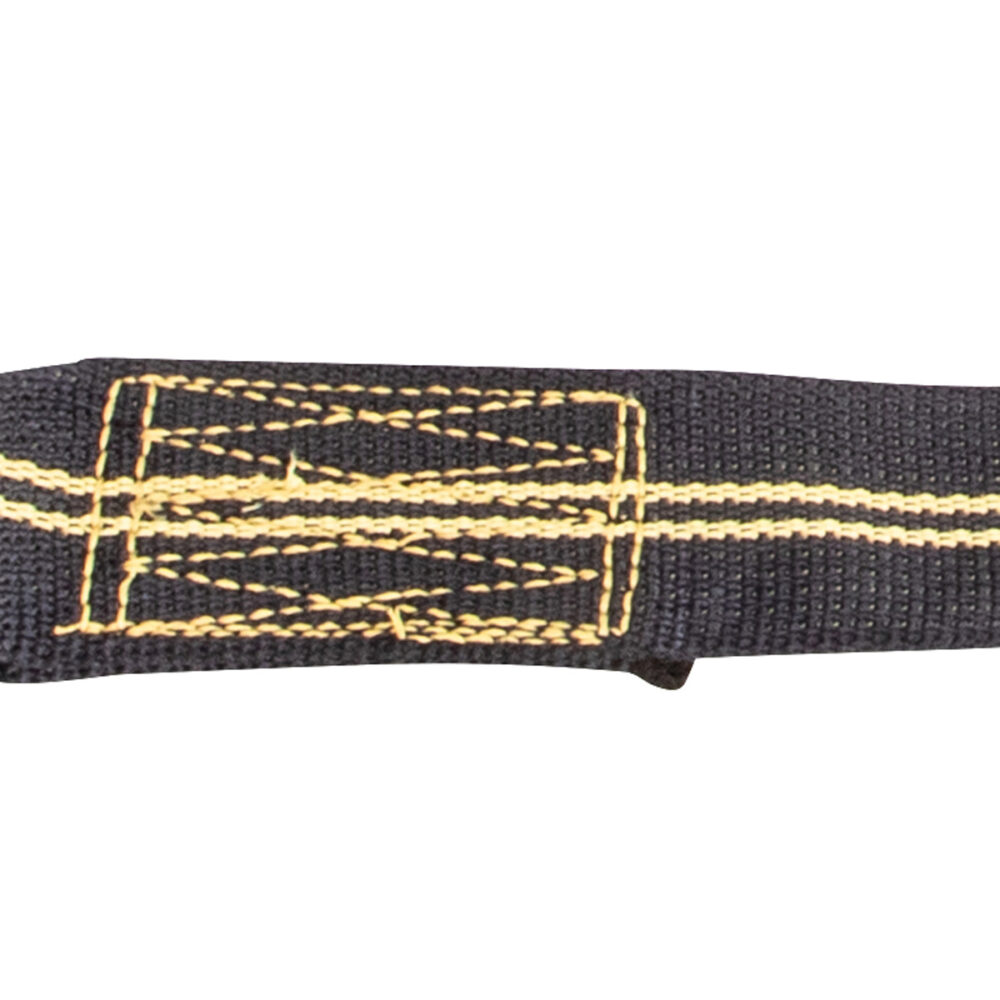 Arc Flash 6-Foot Energy Absorbing Safety Lanyard - Aramid Fiber, Dual Leg with Rebar Hooks - Fall Protection for Construction & Roofing Work