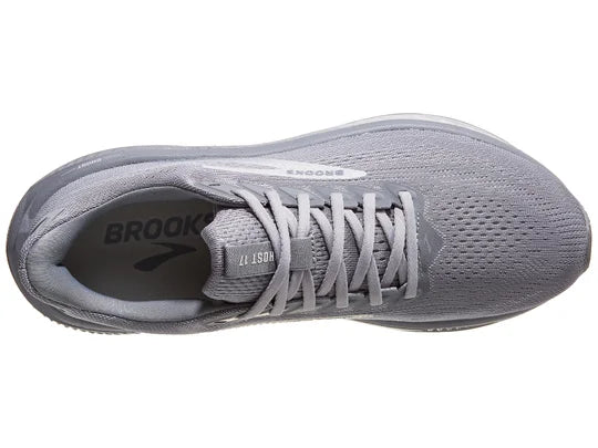 Brooks Men's Ghost 17 Running Shoes - Primer Gray/Oyster Mushroom - Lightweight Cushioned Sneakers for Jogging, Gym Workouts & Daily Walking