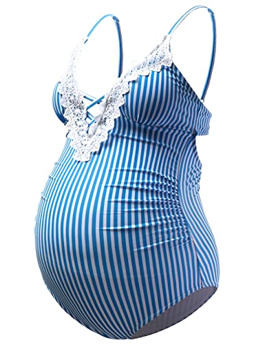 Blue and White Stripes