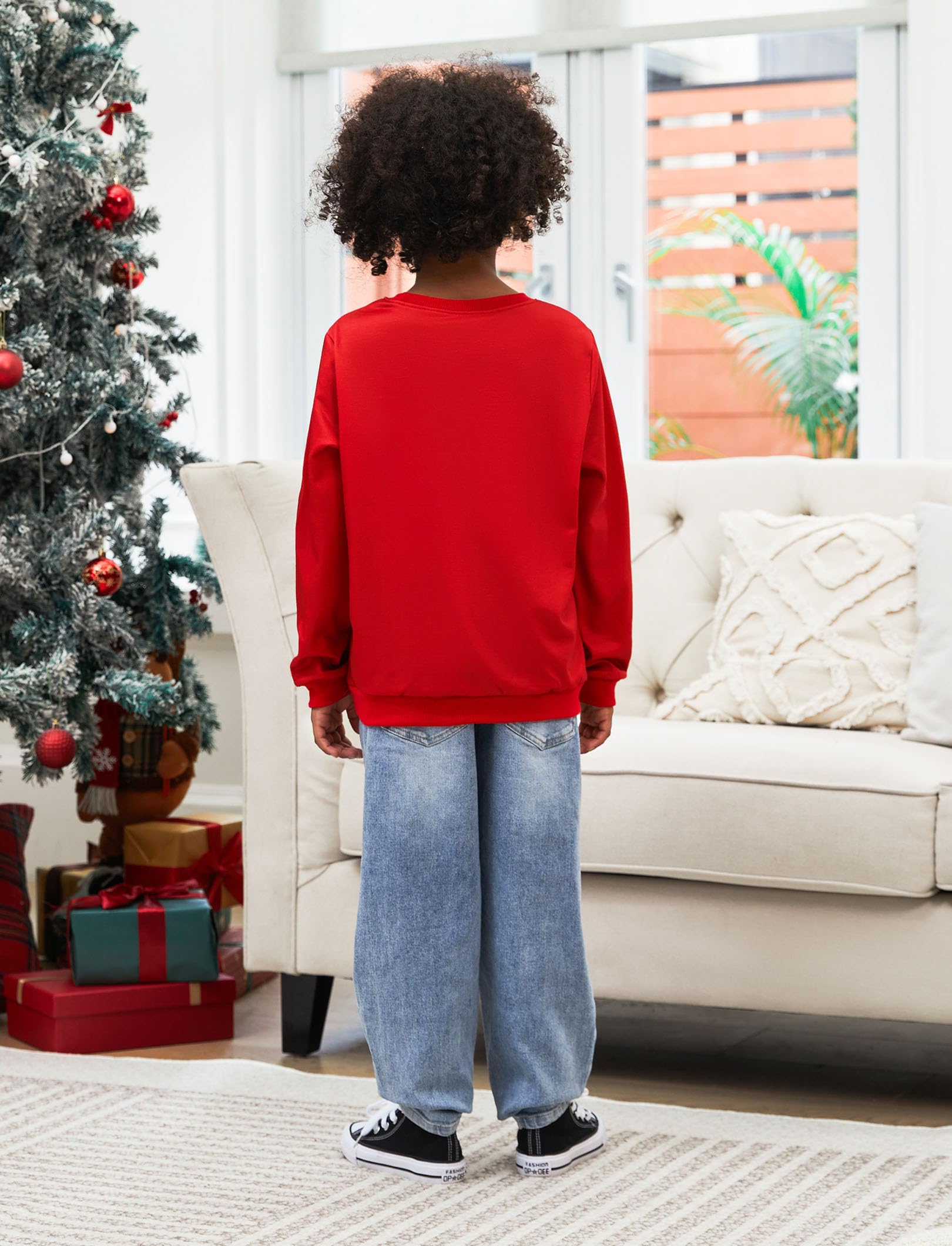 Disney Christmas Sweatshirt - Funny Holiday Family Matching Outfits for Christmas Parties & Family Photos | Cozy Fleece Pullover