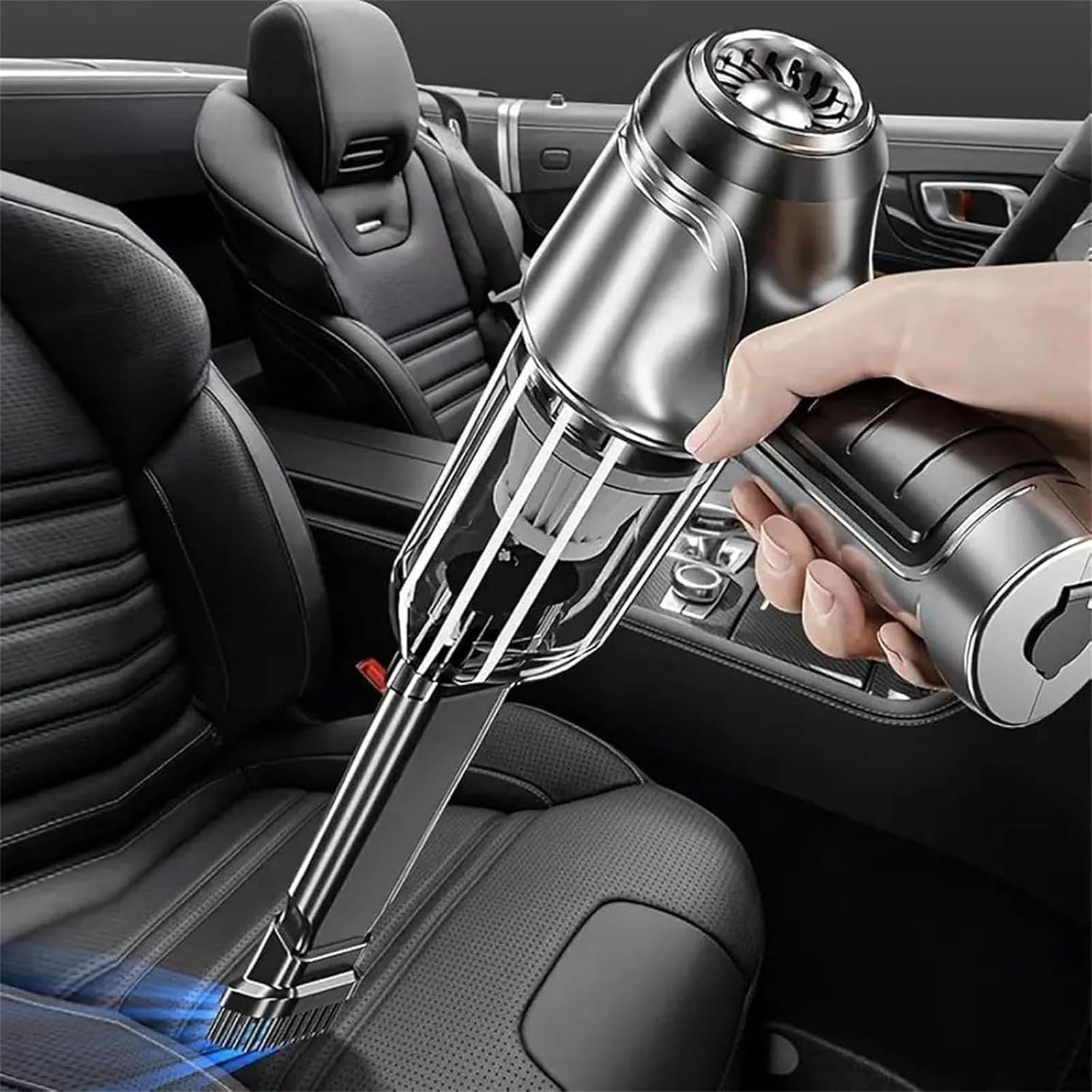 Airifiy Pro Cordless Car Vacuum - 95000Pa Handheld Blower for Car, Home & Office Cleaning (Black)