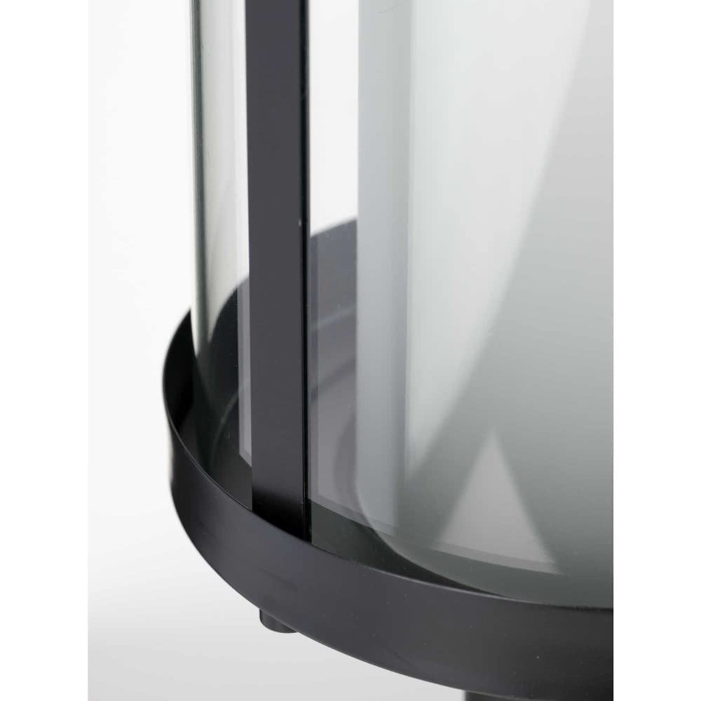 Progress Lighting Irondale Collection 1-Light Clear Glass Craftsman Outdoor Post Lantern Light Matte Black - Durable Weatherproof Exterior Light for Porch, Garden, Pathway & Entryway Lighting