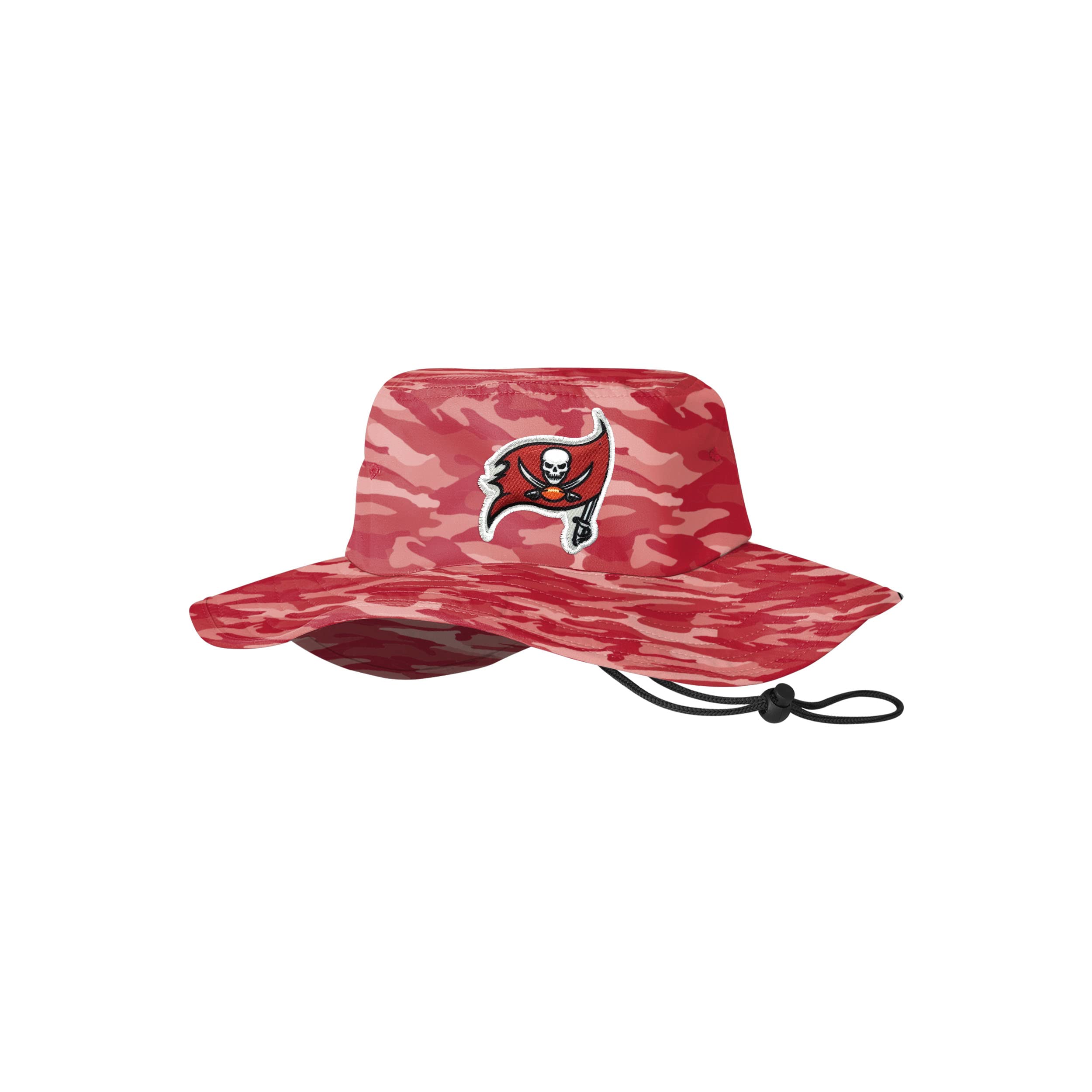 FOCO Men's NFL Team Logo Sport Outdoor Sun Bucket Boonie Hat - Lightweight Breathable Sun Protection for Football Games, Beach, Fishing & Outdoor Activities