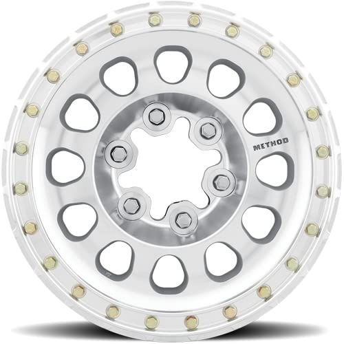Method Race Wheels 103 Beadlock Machined Wheel RAW - 17x9 Inches, 6x5.5 Bolt Pattern, -12mm Offset - Off-Road, Truck & Jeep Wheels for Adventure & Racing