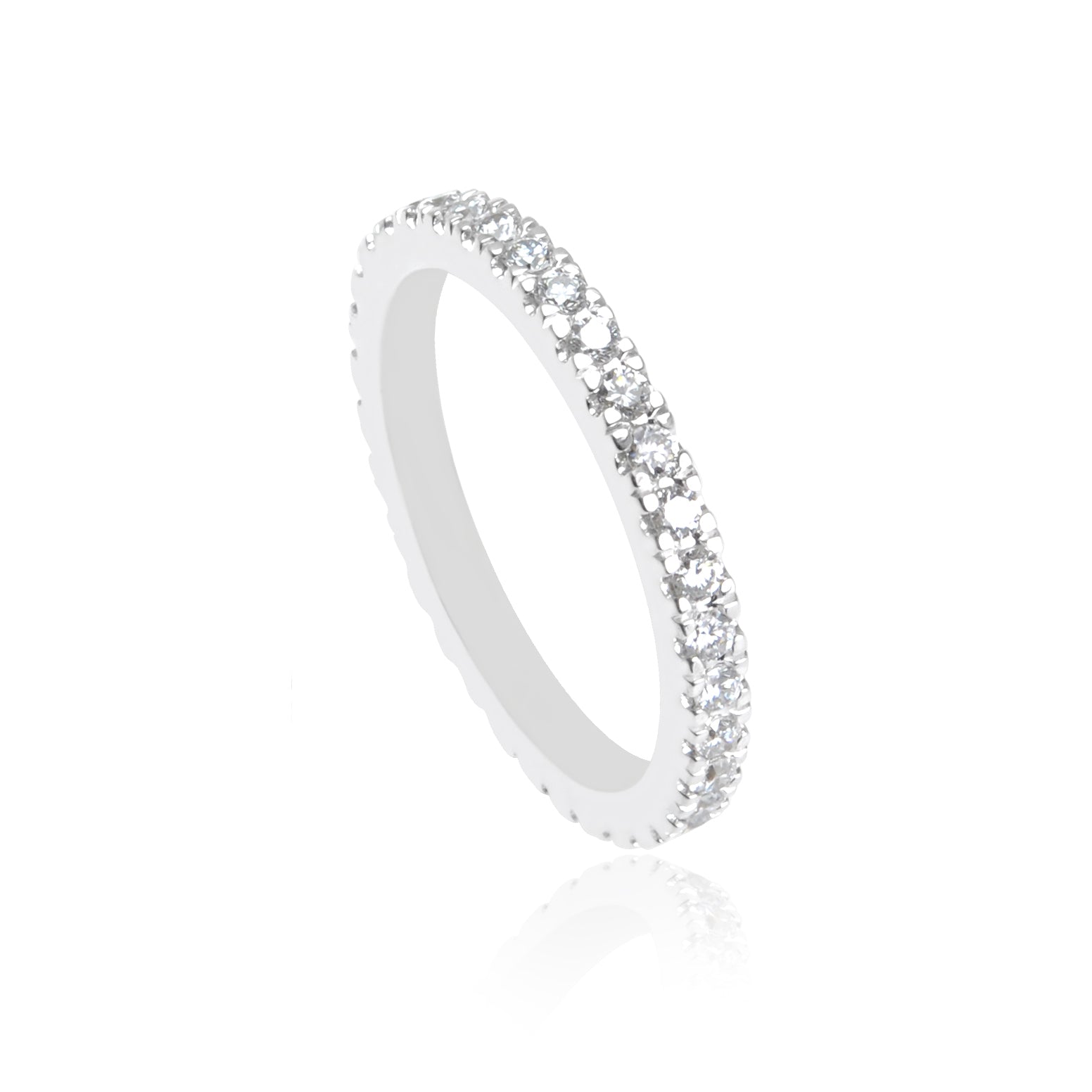 1 Carat Diamond Eternity Ring in 14K White Gold - Perfect for Weddings, Anniversaries & Special Occasions