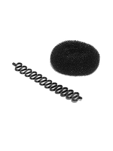 CHRONEX 1-Pack Donut Bun Maker Tool for Women & Girls - Hair Bun Shaper Styling Accessory (Brown) - Perfect for Parties, Weddings & Everyday Hairstyles