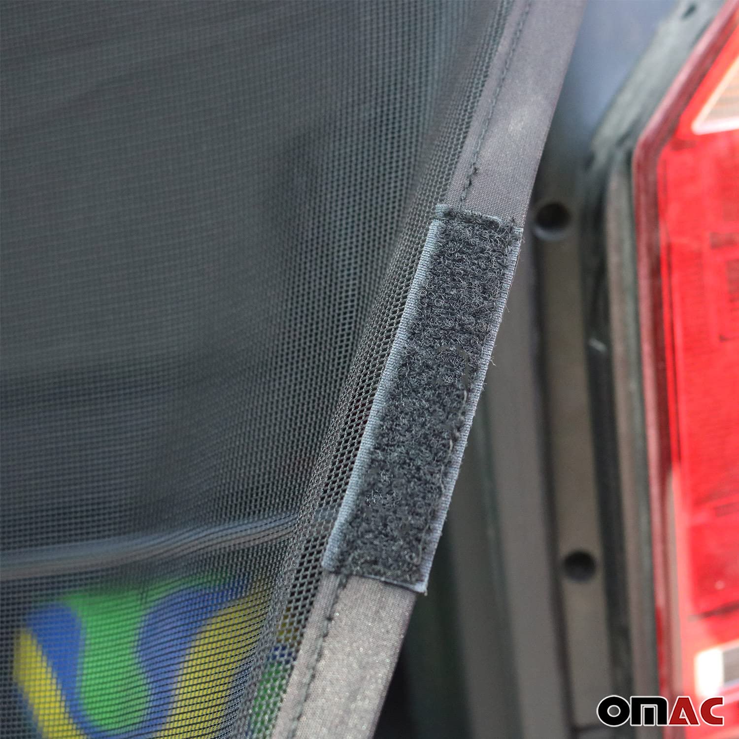 OMAC Magnetic Mosquito Net Bug Screen for Ford Transit 2015-2024 - Black Tailgate Mesh (1 Piece) | Perfect for Camping, Road Trips & Outdoor Adventures
