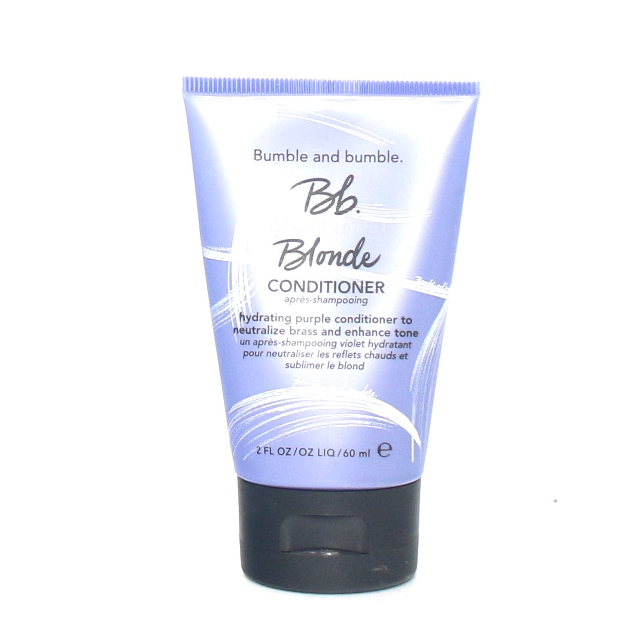 Bumble and Bumble Illuminated Blonde Conditioner 2 oz - Purple Toning Treatment for Blonde & Highlighted Hair - Perfect for Salon-Quality Color Care at Home