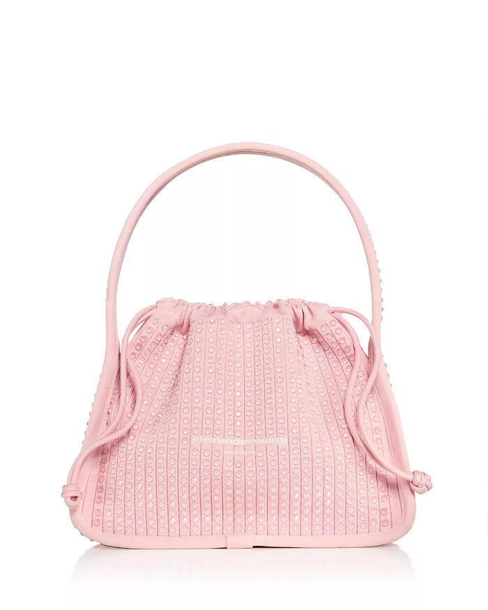 Alexander Wang Ryan Small Shoulder Bag for Women - Genuine Leather Crossbody Purse with Gold-Tone Hardware | Perfect for Work, Travel & Evening Out
