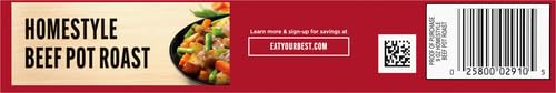Low Carb Beef Pot Roast - Smart One Frozen Meal, 9 oz | Keto-Friendly, High Protein Dinner | Perfect for Quick Meals, Weight Loss & Healthy Lifestyle