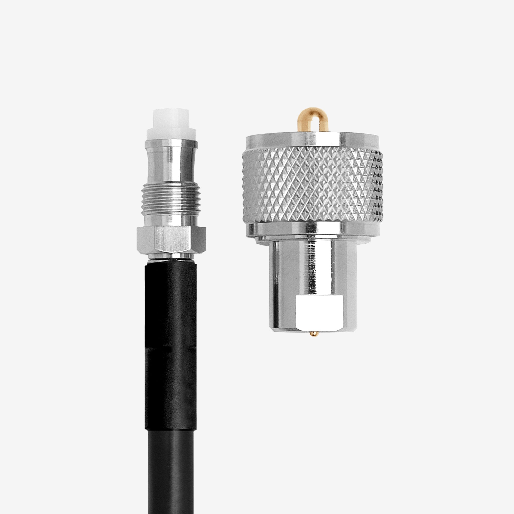 MicroMobile® Low Profile Antenna Cable MXTA24 - High Performance Coaxial Cable for Two-Way Radios | Perfect for Off-Road, Marine & Emergency Communication