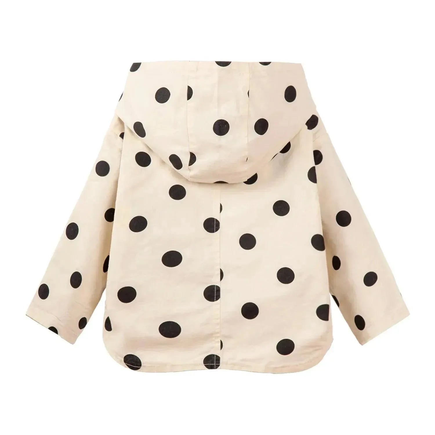 Stylish Polka Dot Kids Jacket for Boys & Girls - Waterproof Windbreaker for Outdoor Play, School & Cold Weather