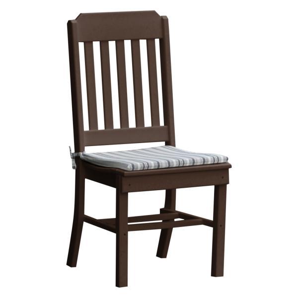 Elegant Traditional Dining Chair - Solid Wood Upholstered Seat - Perfect for Home, Restaurant & Event Decor