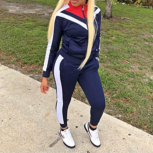 Remxi Women's 2-Piece Workout Sets - Jogging Sweat Suits with Tops & Long Sweatpants | Gym, Yoga, Running & Lounge Wear