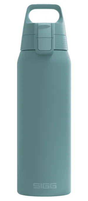 SIGG Shield Therm One 0.75L Insulated Water Bottle - Morning Blue | Leakproof & Temperature Retention | Perfect for Hiking, Gym & Outdoor Activities
